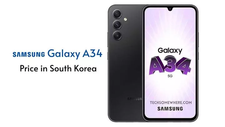 Samsung Galaxy A34 Price in South Korea