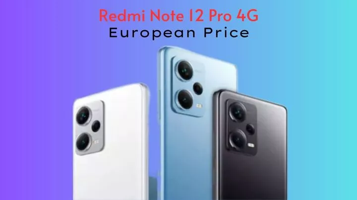 Redmi Note 12 Pro 4G European Price