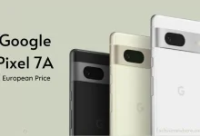 Google Pixel 7A European Price