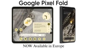 Google Pixel Fold Price in Europe