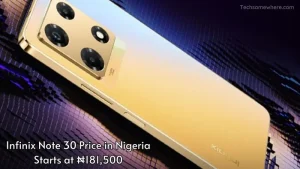 Infinix Note 30 Pro Nigerian Price