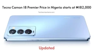 Tecno Camon 18 Premier 5G Price in Nigeria