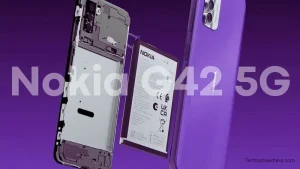 Nokia G42 Features Removable and repairable battery