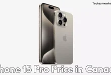 Apple iPhone 15 Pro Price in Canada