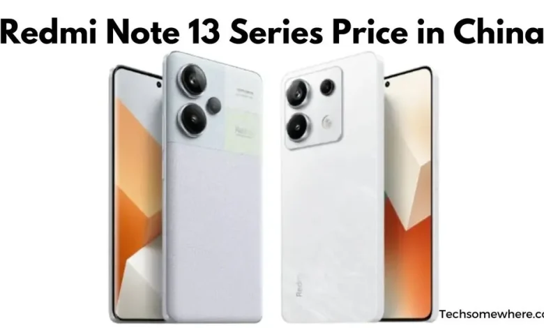 Xiaomi Redmi Note 13 Series Price in China